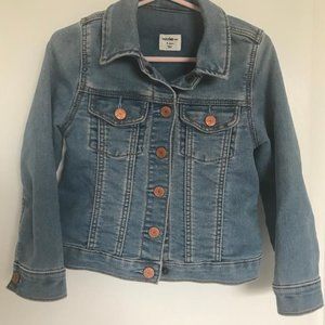 Baby Gap 1969 denim jacket rose gold buttons 4